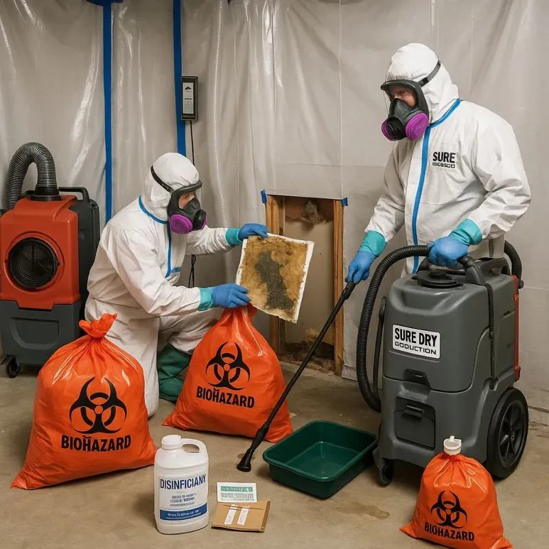 Contaminated Water Handling Protocols process in Mantua, OH